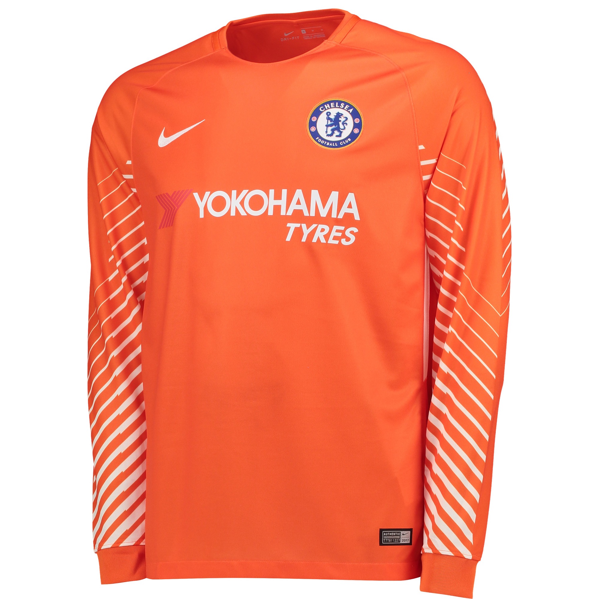 Camiseta Chelsea ML Portero 2017-18 Naranja